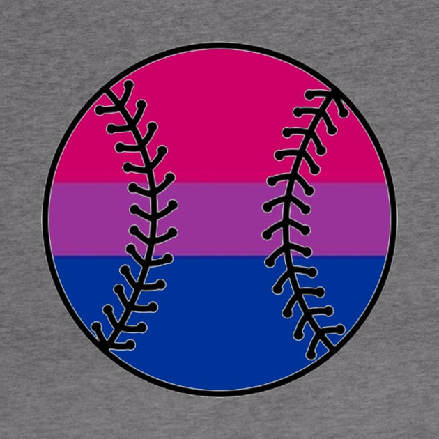 Bi Baseball Pride by Warehouse RoyGBiv